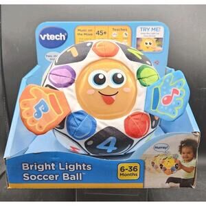 NEW VTech 5091 Bright Lights Soccer Ball 6-36 Months Baby Toddler Toy 14a